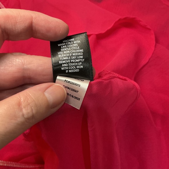 Torrid Babydoll Top | Curvy Fit | Spring Pink | Torrid 3X NWT - Picture 9 of 10